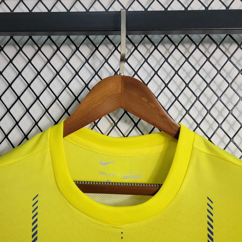 Camisa Al Nassr Home 23/24 - Nike Torcedor Masculina - Lançamento - FUT REAL