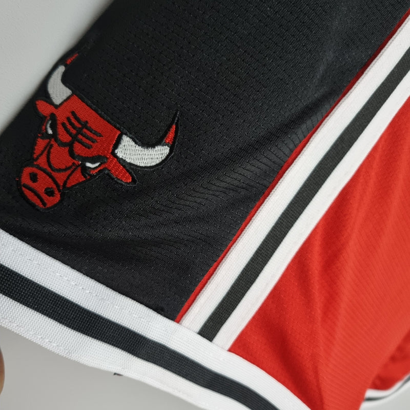 Shorts Chicago Bulls Black Red NBA - DT SPORT STORE