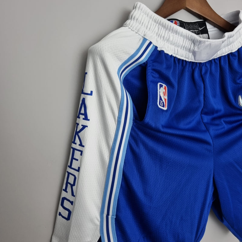 Shorts 75th Anniversary Los Angeles Lakers Blue NBA - DT SPORT STORE