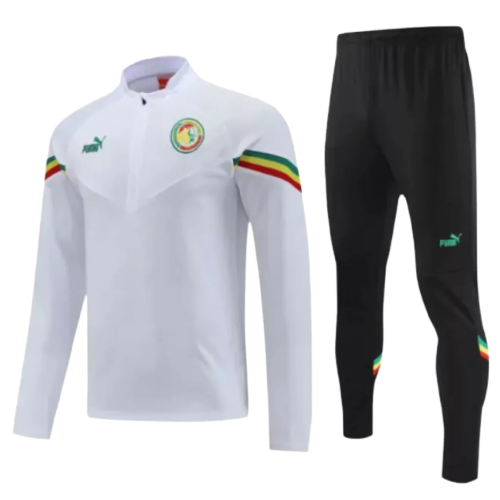 Conjunto de Treino Seleção Senegal - Masculino - Branco - DT SPORT STORE