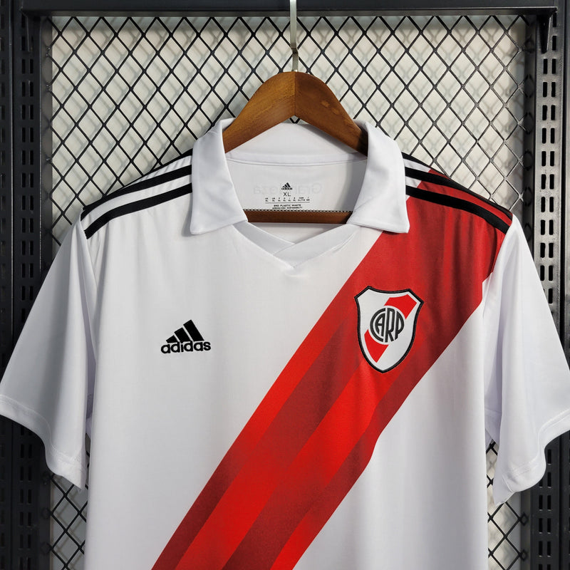 Camisa River Plate Home 23/24 - Adidas Torcedor Masculina - FUT REAL
